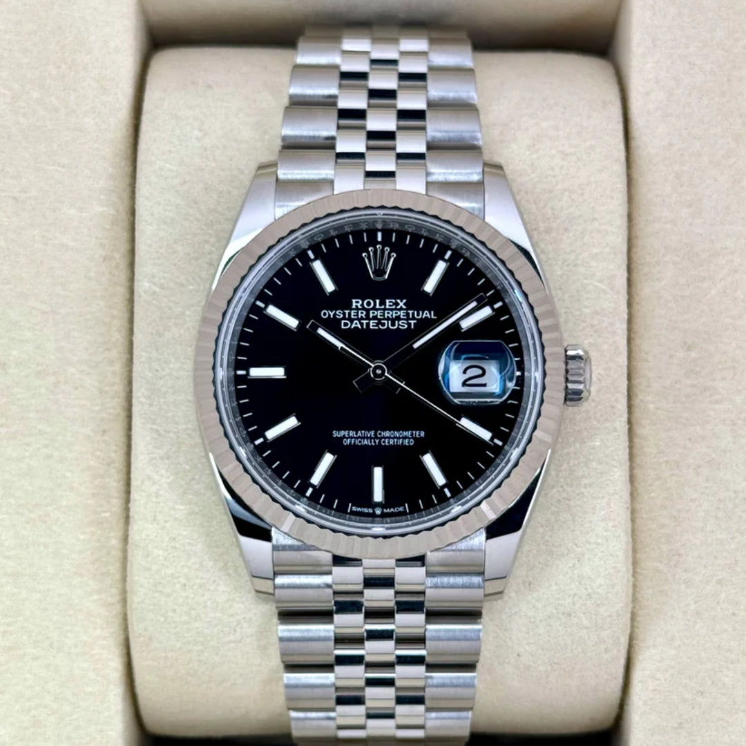 DateJust 36 mm jubilee nero