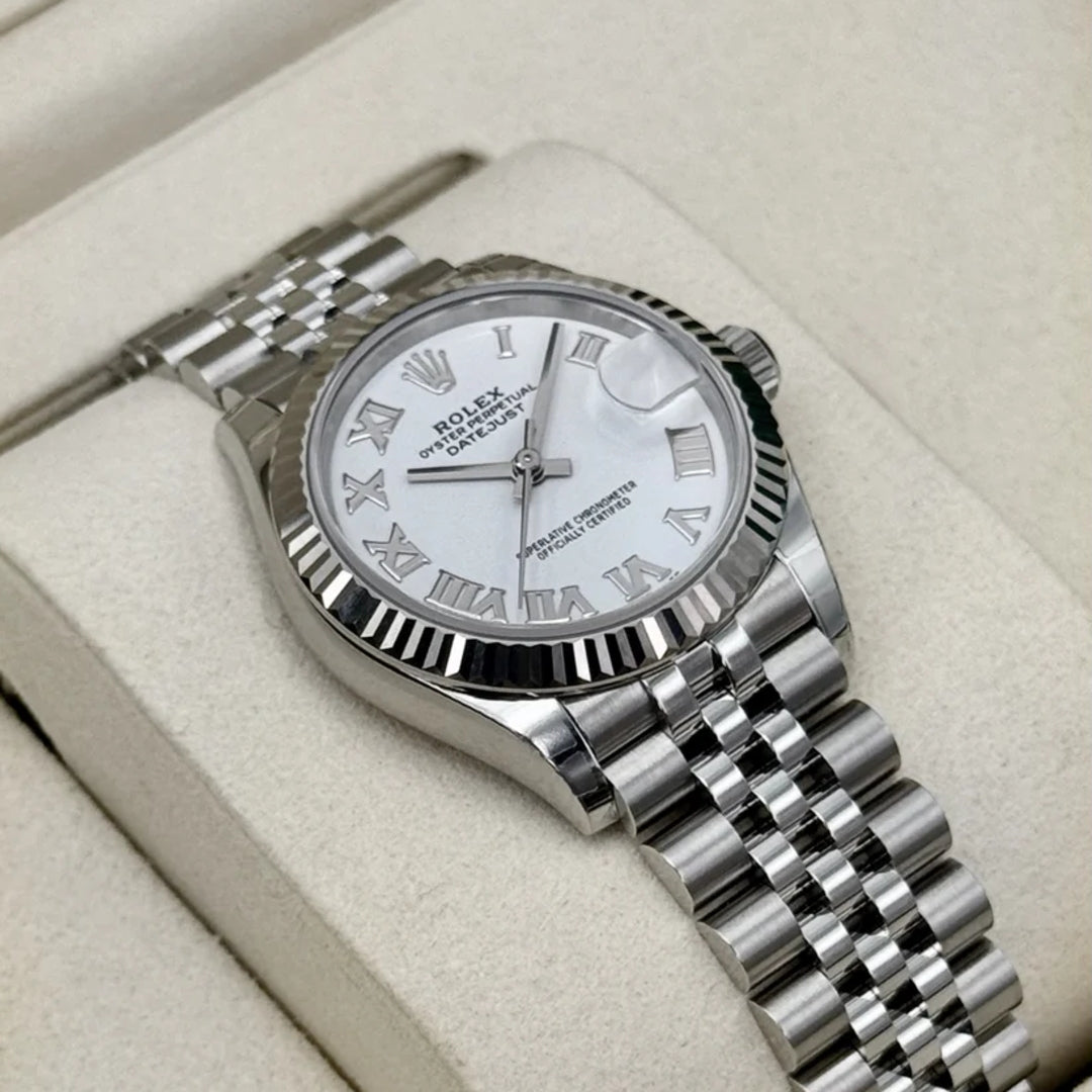 Datejust 31 mm lady jubilee bianco
