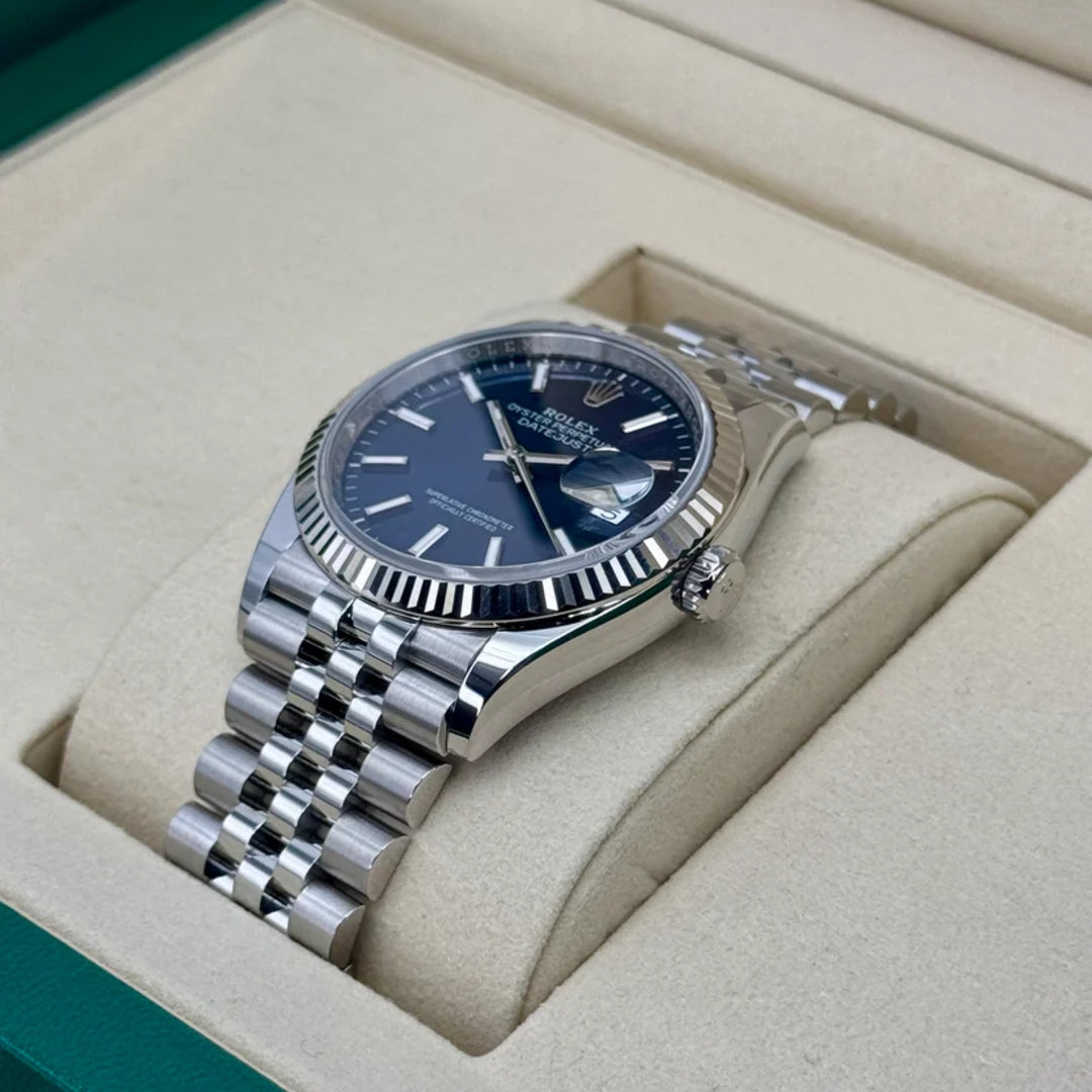 DateJust 36 mm Blu Jubilee