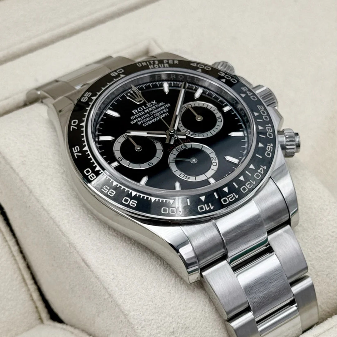 Daytona 40mm ghiera ceramica quad. nero