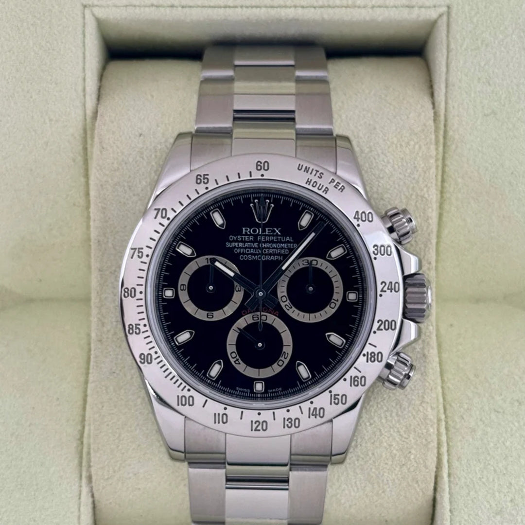 Daytona 40mm Acciaio Nero