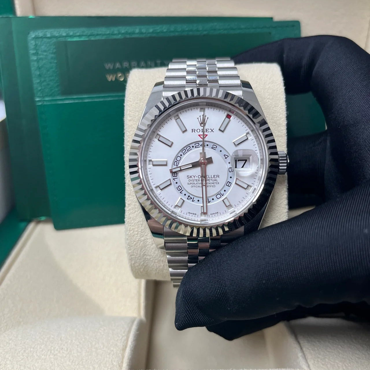 Sky-dweller 42 mm Bianco Jubilee